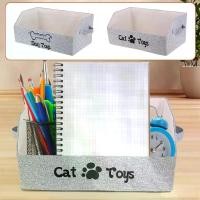 ราคา กล่องของเล่นแมว ความจุมาก ตะกร้าใส่ของเล่นแมว พับได้ ทำจากผ้า กล่องเก็บของเล่นสุนัข รูปทรงสี่เหลี่ยมคางหมู เหมาะสำหรับจัดระเบียบอุปกรณ์สำหรับสัตว์เลี้ยง มีหูหิ้ว อเนกประสงค์ เหมา (1732110404097706761)