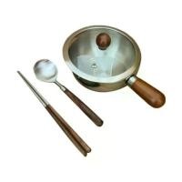ราคา หม้อสแตนเลส สำหรับละลายเนย กาแฟ ชา ซุป ทำอาหารให้อุ่น เหมาะสำหรับเตาแม่เหล็กไฟฟ้า (1732192860618196697)