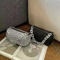 ราคา กระเป๋าสะพายข้าง, กระเป๋าสะพายข้างฝรั่งเศส, สำหรับผู้หญิง, เทรนด์ใหม่ 2020, สไตล์เกาหลี, โซ่อเนกประสงค์, กระเป๋าถือประดับเพชร, แฟชั่น กระเป๋า ชา วิ้ง (1731939867687945254)