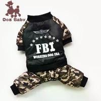 ราคา เสื้อผ้าสัตว์เลี้ยง, เสื้อผ้าสุนัข, คอลเลกชันฤดูใบไม้ร่วงฤดูหนาว, เครื่องแต่งกายสัตว์เลี้ยงใหม่, เสื้อโค้ทผ้าฝ้ายสี่ขา, สไตล์ FBI, เสื้อผ้าฝ้ายสี่ขา (1732000143196063375)