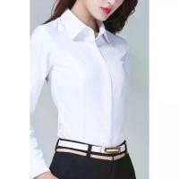 ราคา เสื้อเชิ้ตสีขาว ชุดมืออาชีพแขนยาวผู้หญิง เสื้อเชิ้ตสีขาว ชุดทำงานฤดูใบไม้ร่วง สง่างาม การเดินทาง OL สีทึบ เสื้อเชิ้ตสีขาวของผู้หญิง (1729749480005405540)
