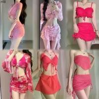 ราคา ส่งของที่กรุงเทพฯจิ๊กซอว์รองคลาน รวมชุดว่ายน้ำ สีชมพู แบบวันพีช แบบBikini เป็น Set หลายสไตล์มารวมไว้ในหน้านี้ (1731407389417374944)