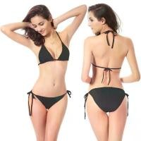 ราคา บิกินี่ ผู้หญิง Bikini ทูพีซเกาหลี ผ้าเนื้อดี ไขว้สายบราได้หลายแบบ ไม่มีฟองน้ำ (มีทั้งหมด 11 สี) (1732303161596151140)