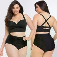 ราคา 60~100kgชุดว่ายน้ำสาวอวบ L-5XL ชุดว่ายน้ำคนอ้วน มีสองชิ้น Bikini เป็นยางยืด ผ้าเนื้อดี สไตล์เซ็กซี่ แนะนำ (1732190356245153364)