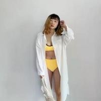 ราคา Bhamee Bikini บิกินี่เอวสูง ชุดว่ายน้ำเอวสูง บิกินี่สองชิ้น ชุดว่ายน้ำสีพื้น บิกินี่สีสดใส ชุดไปทะเล (1729782781796452868)