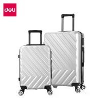 ราคา [จัดส่งทันที] Deli กระเป๋าเดินทาง กระเป่าเดินทางมีล้อ กระเป่าลาก กระเป่าถือขึ้นเครือง ขนาด 20 24 นิ้ว หมุนได้ 360 องศา กันกระแทก Suit (1732010439930971201)
