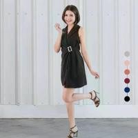 ราคา Match Me Sweet Dress Suit เสื้อฮานาโกะแขนกุดเดรสสูท แต่งเข็มขัด (1729431954074208843)