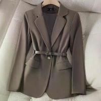 ราคา Spring and Autumn New Women's Blazer Professional Casual Fashion Versatile Simple Elegant Slim Fit Suit (1732235612600108579)