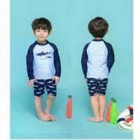 ราคา Piyawong ชุดว่ายน้ำ ชุดว่ายน้ำเด็ก ลายปลาฉลาม ครบเซ็ท! พร้อมส่ง boy swimming suit พร้อมส่ง (1732336361004106923)