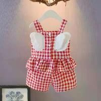 ราคา [พร้อมส่ง] Baby girl skirt suitชุดเด็กผู้หญิงกระโปรงมีกางเกง ชุดเอี๊ยมมีปีก ชุดลำลองแฟชั่นน่ารักๆ0~1~2~3ปี (1731664273086187464)