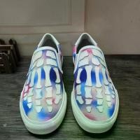ราคา (พร้อมส่งในไทย)รองเท้า AMIRI Skeletal เรนโบว์ Tie-Dye Slip-On รองเท้ากระดูกหนัง (รูปถ่ายและวีดีโอจากสินค้าจริง) ตรงปก (1731507926716811226)