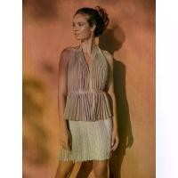 ราคา [Pomelo] เสื้อเปิดหลังดีเทลผูกคอ รุ่น Bow / Bow Open Back Halter Neck Top (1730585478904449115)