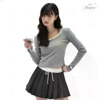 ราคา ขาย ร้อน Lace Bow เสื้อเเขนยาวโบว์ ผ้าพรีเมียม เสื้อเเขนยาว (356) (1732290320106424492)