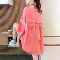 ราคา Niche Bow เสื้อยืดแขนสั้น ดีไซน์สวย สไตล์เกาหลีใหม่ เสื้อครึ่งแขนหลวม เสื้อผ้าแฟชั่น Ins Clothing Women ผู้หญิง Tshirt (1731821804092033866)