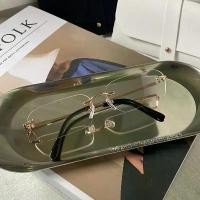 ราคา พร้อมส่งในไทย Rimless Rectangle Glasses จัดส่งเฉพาะจุด (1730872145097165048)