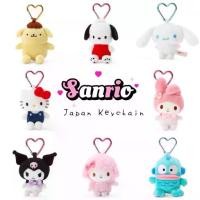 ราคา [COD] [tiktok]พวงกุญแจตุ๊กตา พวงกุญแจคิตตี้ Sanrio keychain ห่วงหัวใจ (1732420760475174202)