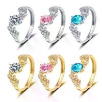 ราคา แหวนหมั้น ดีไซน์ใบไม้ ทันสมัย สไตล์ยุโรปและอเมริกา แหวนเพทายสี่แฉก แหวนเพชรเฉพาะบุคคลสำหรับผู้หญิง keychain อัดลม (1732062540426609839)