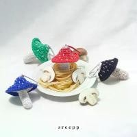 ราคา พวงกุญแจเห็ด sreepp-mushroom keychain crochet แนะนำ (1731668847165212850)
