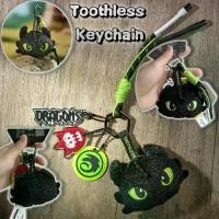 ราคา {ในสต็อก}พวงกุญแจ Toothless พวงกุญแจ เขี้ยวกุด How to Train Your Dragon Night Keychain Doll (1731718774985033409)
