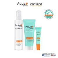 ราคา (ส่งฟรี) Aqua+ Series Skin Soothing Milky Wash & Clear Complexion & Daily Clear Defense (1731991286318466437)
