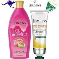 ราคา Jergens Ultra Healing Plus Hand & Body Cream 100ml / Skin Smoothie Pink Grapefruit & Pomelo Scented Body Lotion 295ml. COD (1732309597132720070)