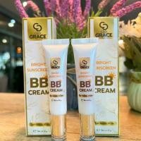 ราคา ครีมกันแดดหน้าเงา BRIGHT SUNSCREEN BB CREAM 15g.โปร 2 หลอด (1729688506832423527)