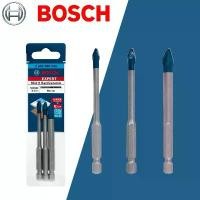 ราคา Bosch 2608900595 ชุดดอกสว่าน 3 ชิ้น Expert HEX-9 Hard Ceramic ขนาด 5-8 มม. สำหรับงานเจาะกระเบื้องและวัสดุแข็ง รองรับสว่านกระแทก ใช้งานระดับมืออาชีพ อุปกรณ์เสริมเครื่องมือช่าง (1732262011054556367)