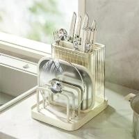 ราคา Dear Home ชั้นวางเขียง ที่วางฝาหม้อ ที่เก็บมีด ที่เก็บช้อน จัดเก็บอุปกรณ์ต่างๆ (1732444313572902734)