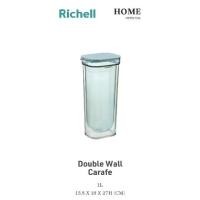 ราคา Richell Home (ริเชลล์) Double Wall Carafe เหยือกน้ำ 2 ชั้น ทรงสูง เหยือกน้ำเย็นไร้ไอน้ำเกาะ รักษาอุณหภูมิเครื่องดื่ม (1731446298004327293)