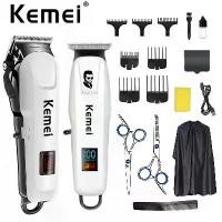 ราคา KEMEI KM-809A ของแท้ 100%ปัตตาเลี่ยนไร้สาย Maching ไร้สาย Trimmer Men Professional Clipper Machine ชาร์จตัดผม แบตเตอร์เลี่ยน ปัตตาเลี่ยน ไร้ สาย (1732424131922658947)