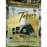 ราคา สาหร่ายห่อข้าวสามเหลี่ยม 50 กรัม ขนาด 50 แผ่น ยี่ห้อทาเบรุ Taberu Triangular Seaweed Wrapped With Riceฮาลาล มีบริการเก็บปลายทาง (1731524186836272752)