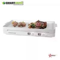 ราคา SMARTHOME เตาแม่เหล็กไฟฟ้า 2 หัว พร้อมกระทะปิ้งย่าง BBQ / Double induction cooker with BBQ grill hot plate รุ่น IN-2000 รับประกัน3ปี (1729433248873482251)