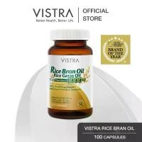 ราคา VISTRA Rice Bran Oil & Germ Oil Plus Wheat Germ Oil 100 เม็ด ปริมาณ 155 กรัม วิตามินสำหรับผู้ใหญ่ (1729866612991691476)