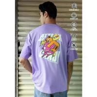 ราคา เสื้อยืดผ้าฝ้าย OVERSIZED Attack of Candy หมีหัวรุนแรง (สีม่วง) สไตล์ Oversized ทรงหลวม สามารถจับคู่กับกระเป๋าสตางค์และกางเกงได้ มีสีอื่นๆ โปรดติดต่อฝ่ายบริการลูกค้า เสื้อ 90s มือสอง (1731568948404651