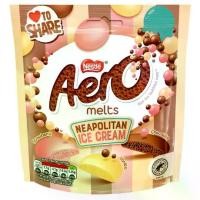 ราคา ส่งฟรี. แอโร่ ช็อกโกแลตนมรสไอศครีม Aero Melts Neapolitan Ice Cream Chocolate 86g. (1731837297924409537)