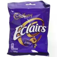 ราคา NJKXNS ขายดี Import Foods Cadbury Chocolate Eclairs Bag 166g แคดเบอรี อีแคร์ลูกอมคาราเมลสอดไส้นมช็อกโกแลต 166 กรัม (1731990123439555928)