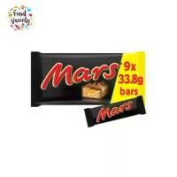ราคา [COD] [Tiktok]Mars Milk Chocolate Snack Bars Multipack 9 x 33.8g (1732059225149835067)