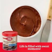 ราคา chic Betty crocker rich & creamy milk chocolate frosting 450g.ฟรอสติ้งแต่งหน้าขนมรสช็อกโกแลตนม ขายร้อน (1732250992388572337)