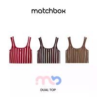 ราคา Matchbox เสื้อ Dual Top (Red, Brown, Chocolate) (1731367793463297085)
