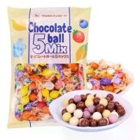 ราคา พร้อมส่งจากไทย Chocolate Ball 5 Mix ช็อกโกลแตบอล รวม 5 รสชาติ จากญี่ปุ่น ถุงบรรจุประมาณ 100 เม็ด (155g.) (1729652883096570484)