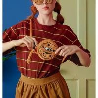 ราคา Chocolate chip cookie mini bag กระเป๋าใส่เหรียญ ใส่บัตร มีสายสะพาย พร้อมส่ง (1729556259153087331)