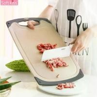 ราคา Softkiss cutting board, multi-purpose cutting board, plastic cutting board, vegetable and fruit cutting board Large cutting board prevents bacteria. (1732035204171465950)