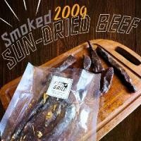 ราคา เนื้อแดดเดียวรมควัน เนื้อเค็มโคขุนโพนยางคำพรีเมี่ยมเกรด smoked sun-dried beef (1732222375196591426)