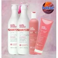 ราคา Milk Shake Pink Lemonade Shampoo/Conditioner สำหรับผมสีบลอนด์และผมไฮไลท์ที่ให้สัมผัสสีชมพู (1729974844443495181)