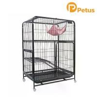 ราคา กรงแมวขนาดใหญ่ 2ชั้น 3ชั้น คอนโดแมว พร้อมชั้นลอย เปลแมว ถาดรองฉี่ กรงสัตว์เลี้ยง กรงแมวแบบคอนโด กรงเเมวพับได้ Pet Cage (1732141571191964940)