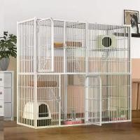 ราคา กรงแมวขนาดใหญ่ 3ชั้น 4ชั้น คอนโดแมว พื้นที่ขนาดใหญ่ มีที่ปีนป่าย กรงสัตว์เลี้ยง สำหรับแมว 1-3ตัว กรงแมวแบบคอนโด กรงเเมวพับได้ Pet Cage (1729784912143354424)