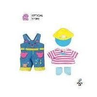 ราคา ชุดเมลจัง MELL CHAN ชุดเอี๊ยมยีนส์ ลายหมี ชุดตุ๊กตา ลิขสิทธิ์แท้ Bear Doll Denim Overalls ของเล่น (1732293819341440354)