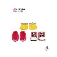 ราคา รองเท้าเมลจัง MELL CHAN รองเท้าและถุงเท้าตุ๊กตา ชุดตุ๊กตา ลิขสิทธิ์แท้ Doll Pretty Shoes Set (1732301454564951394)