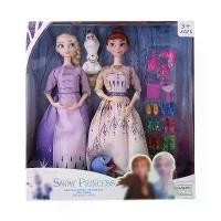 ราคา ชุดเจ้าหญิงน้ำแข็งโรแมนติก 2 ตุ๊กตา, ตุ๊กตาบาร์บี้เอลซ่าไอชา, ชุดของเล่นเด็กผู้หญิง ตุ๊กตา วูดู น่ารัก ๆ บานี่ ไดโนเสาร์ สีม่วง kawaii baby doll china dolls หน้า (1731947938895988251)