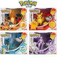 ราคา การจัดส่งรวดเร็ว โปเกมอน โมเดลฟิกเกอร์ Pokemon Elf Ball Toys Pikachu Charizard Gashapon Action Figures ของเล่นเด็ก (1732334027481777159)